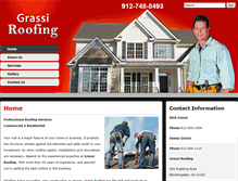 Tablet Screenshot of grassiroofing.com